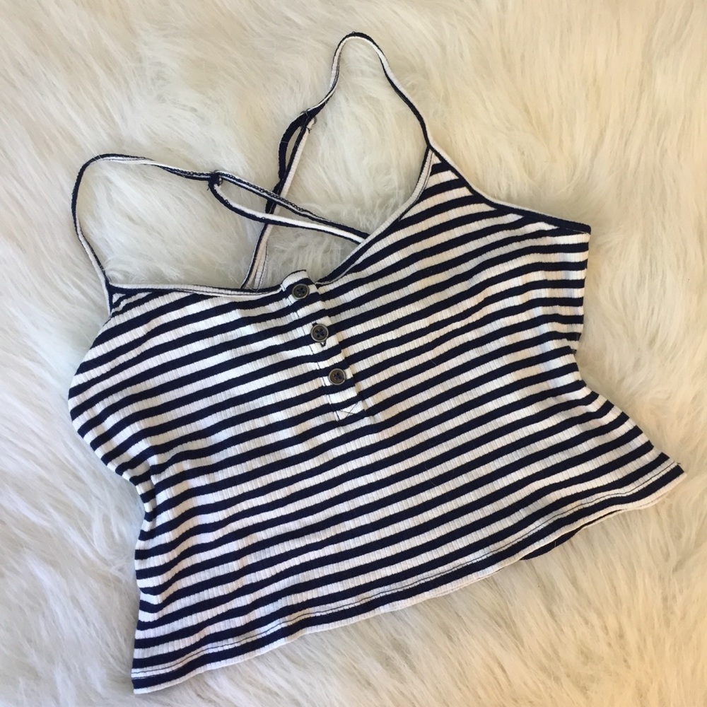 { striped tank top }